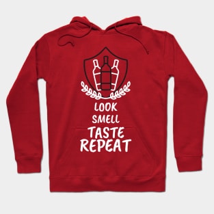 Look Smell Taste Repeat, Sommelier Hoodie